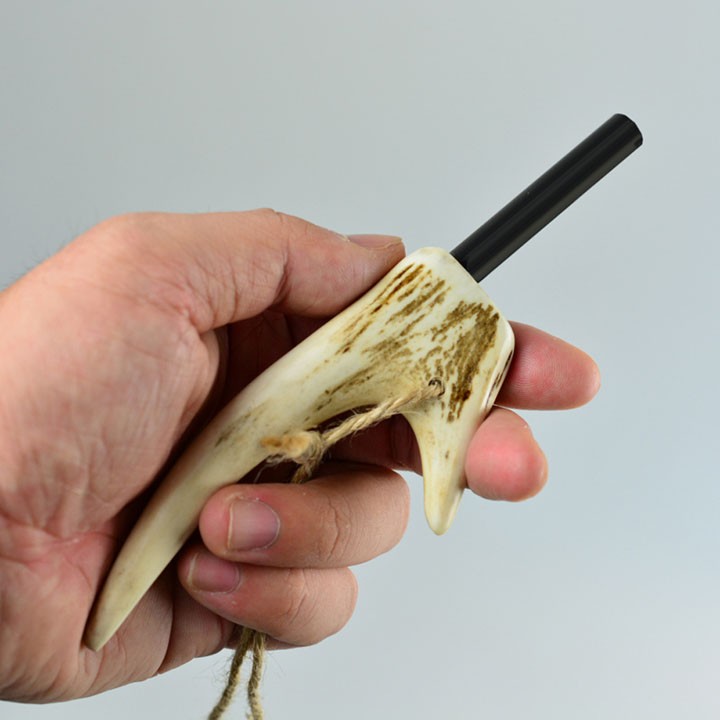 着火火起こしアウトドアキャンプスタッグボーンファイヤースチールブッシュクラフト 