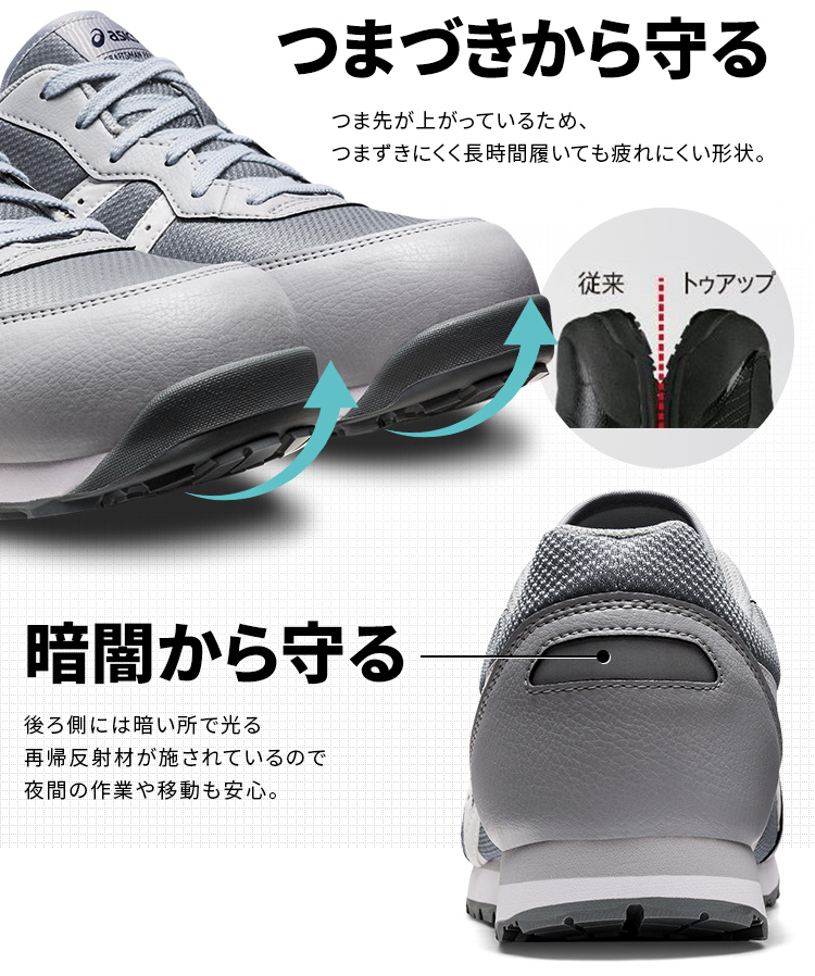 ASICS ウィンジョブ CP201 FCP201 25.5〜27.0cm アシックス (D