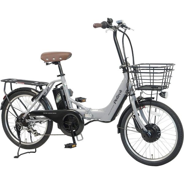 電動自転車 電動アシスト自転車 ペルテック PELTECH ノーパンク 20型