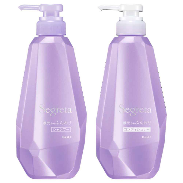 花王セグレタ　シャンプー&コンディショナー本体各1本　詰め替え各11個合計24個 Kao（花王） セグレタ シャンプー+コンディショナーセット 本体 各