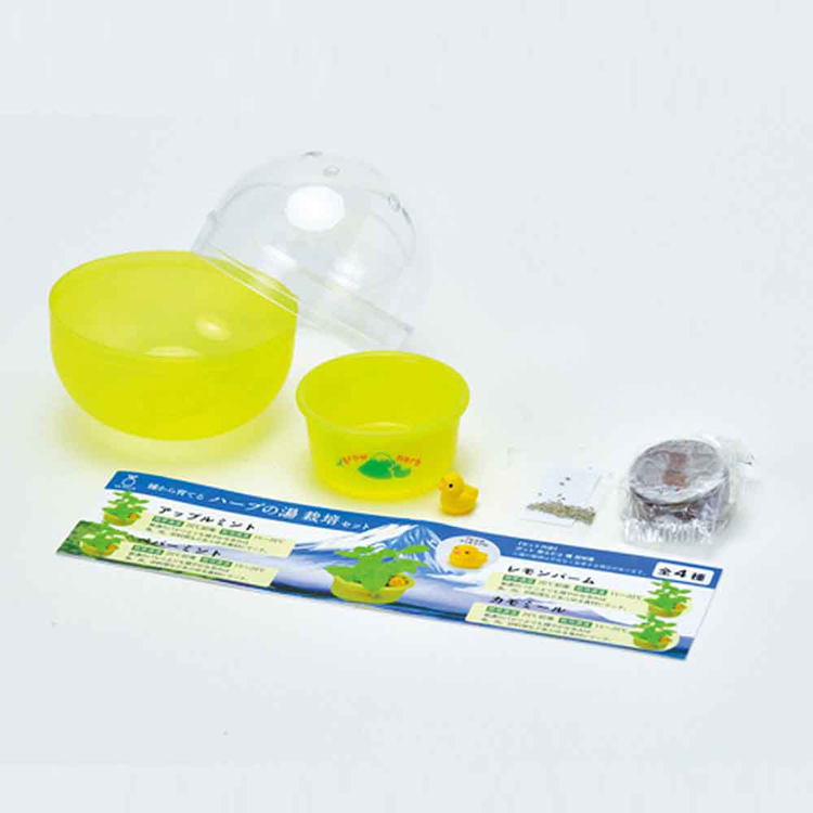 栽培キット 栽培セット ハーブ 聖新陶芸 SEISHIN ミニ湯桶 あひる