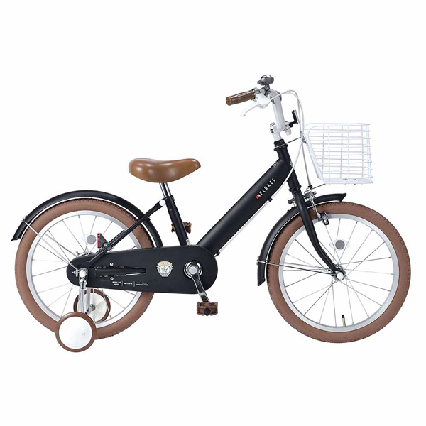 子供用自転車 18インチ ドロヨケ装備 自転車 子供 補助輪付 カゴ付