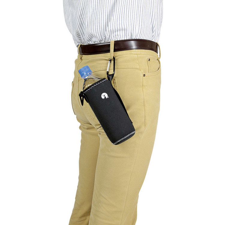 CAPTAINSTAGキャンプアウトドアベルトボトルホルダーペットボトルホルダー水筒ホルダー水筒カバードリンクホルダー肩掛けベルトボトルホルダーパール金属株式会社 