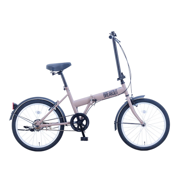 銀輪 折りたたみ 20in オリーブ 黄色 黒いこと ミニベロ カギ (為し遂げる車)ブレイクアウト・フォールディング 折り畳み銀輪 BROF20 (代引不可) (TD)