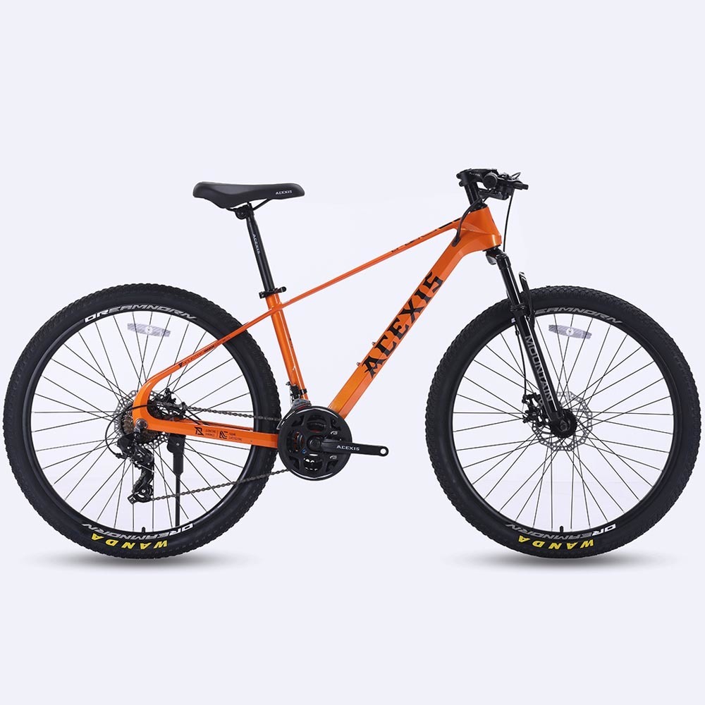 オレンジ色の27インチのマウンテンバイ マウンテンバイク(MTB)（色：オレンジ系）｜自転車車体｜自転車｜車