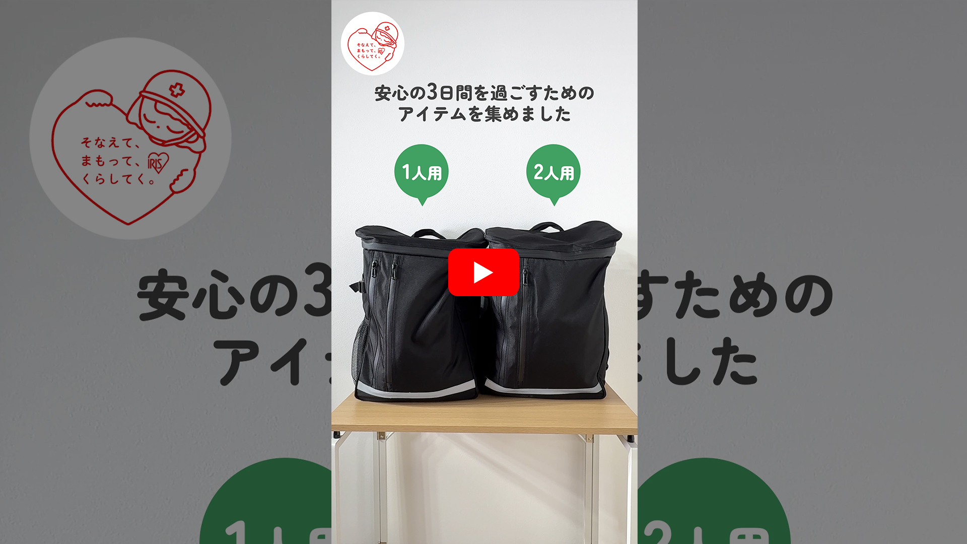 IRIS OHYAMA（アイリスオーヤマ） 防災グッズ セット 防災セット 2人用
