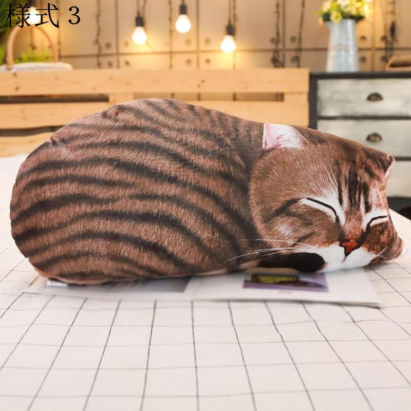 犬 抱きまくら クッション 50cm 抱き枕 ハスキー イヌ 縫い包み リアル 3Dプリント 猫 抱き枕 カバー取り外し可 車用 オフィス｜unifead-head-store｜04
