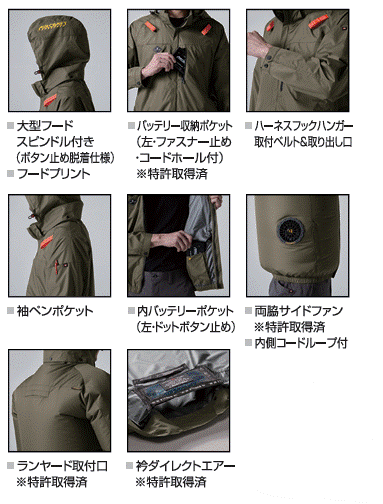 【予約】2025年新型 24V バートル エアークラフトAC09AC09-2