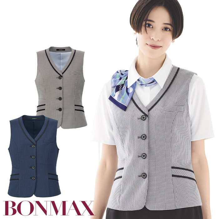 ボンマックス（BONMAX） 17号・19号 事務服 オーバーブラウス AJ0857