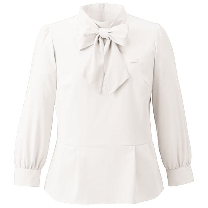 カーシーカシマ 19号 事務服 ボウブラウス 九分袖 EWB944