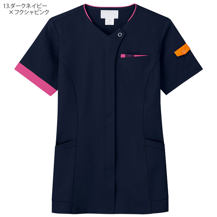 ZIP SCRUB スクラブ 前開き 白衣 医療 男女兼用 7088SC ジップ