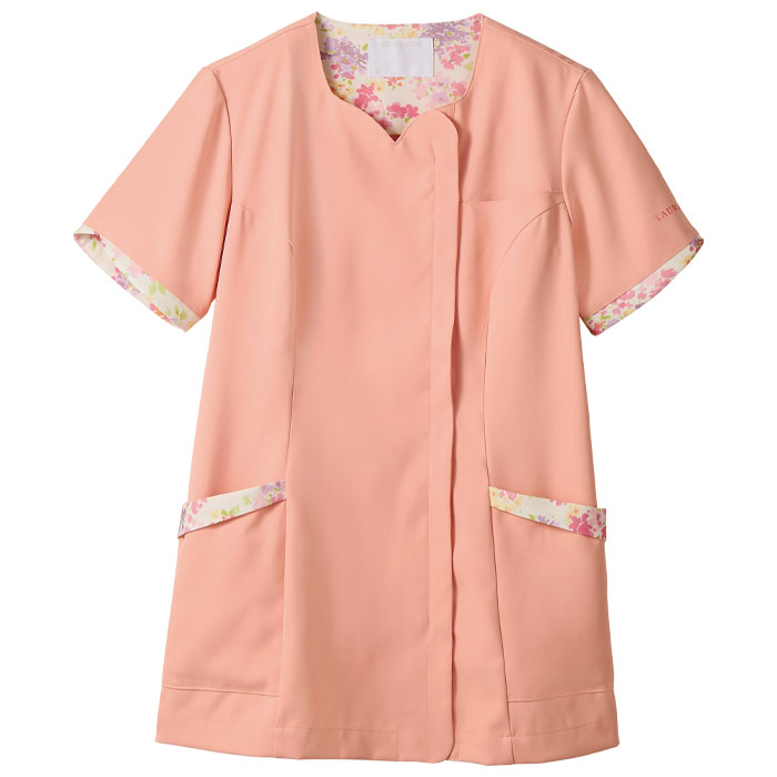 ローラアシュレイ【新品】ゴスフォード シクラメン他ラベンダー ピンク4点セット LAURA ASHLEY（ローラアシュレイ） スクラブ 白衣 医療 LW604 女性用