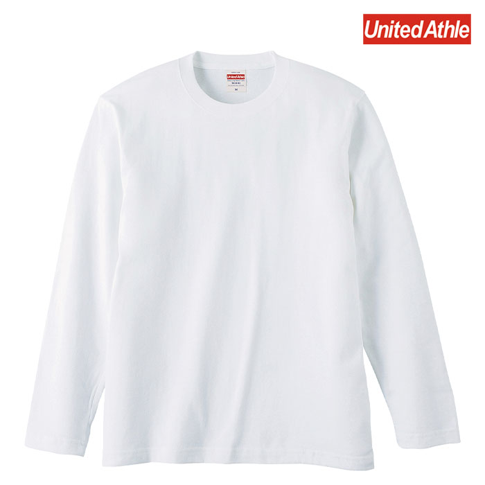 ユナイテッドアスレ XXL 5.6オンスロングスリーブTシャツ 5010-01 ホワイト 長袖 ロン...