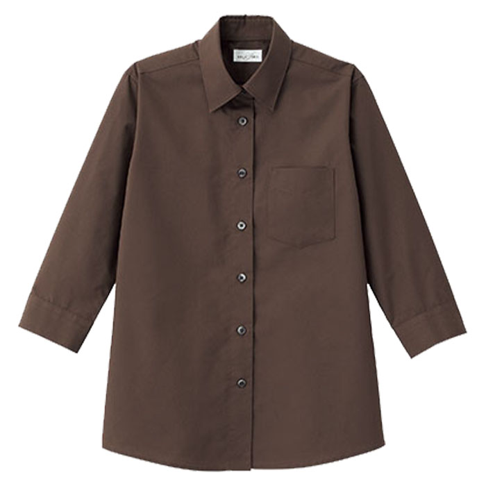 レディス レギュラー カラー 半袖 ブラウス FB4050L ボンマックス フェイスミックス レディース 女性用 制服 ユニフォーム ユニフォーム1.COM サービスユニフォームcom カジュアル ボン