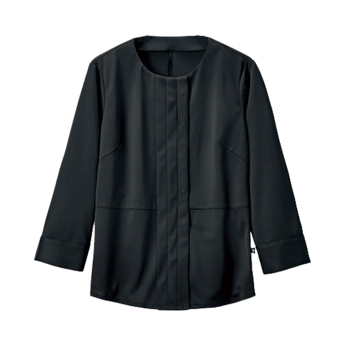 マリークワント 八分袖 ブラウス ニット ノーカラー M13081 M13082 女性用 レディース 受付 事務 制服 ユニフォーム チクマ ユーファクトリー | MARY QUANT | 02