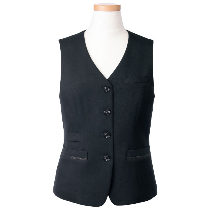 17号・19号 事務服 ベスト レディース U5320 UNILADY 無地 オフィスウェア 仕事服 制服 ユニフォーム 17号・19号 事務服 ベスト レディース U5320 UNILADY 無地