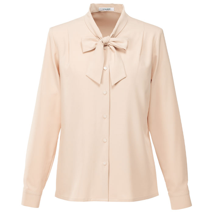 事務服 長袖ブラウス ボウタイ レディース U8124 UNILADY リボン 事務服 長袖ブラウス ボウタイ レディース U8124 UNILADY リボン