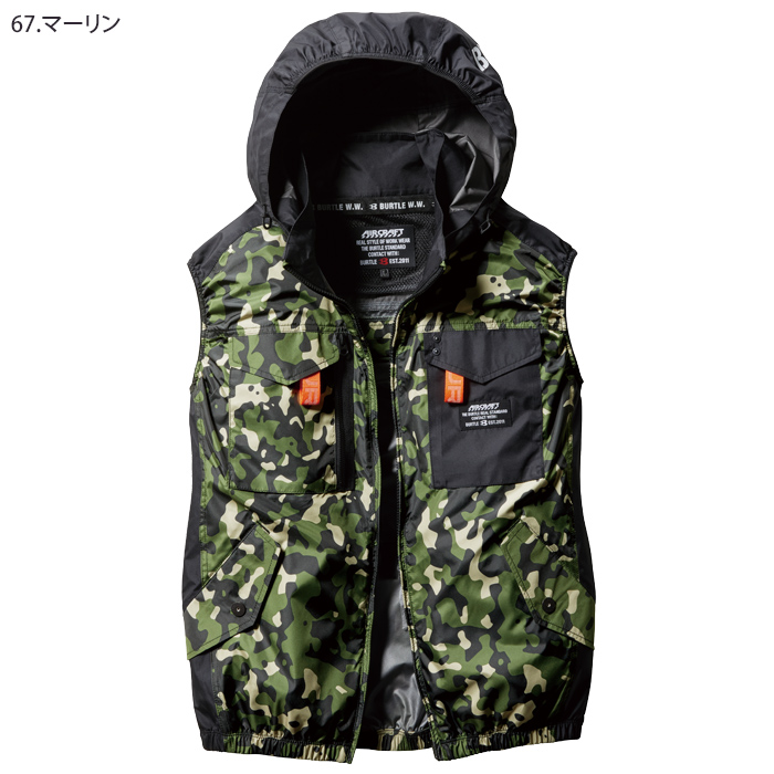 バートル　BURTLE　空調服　ベスト　L　作業服 倉庫】【空調作業服 空調服®】 【服のみ】エアークラフト