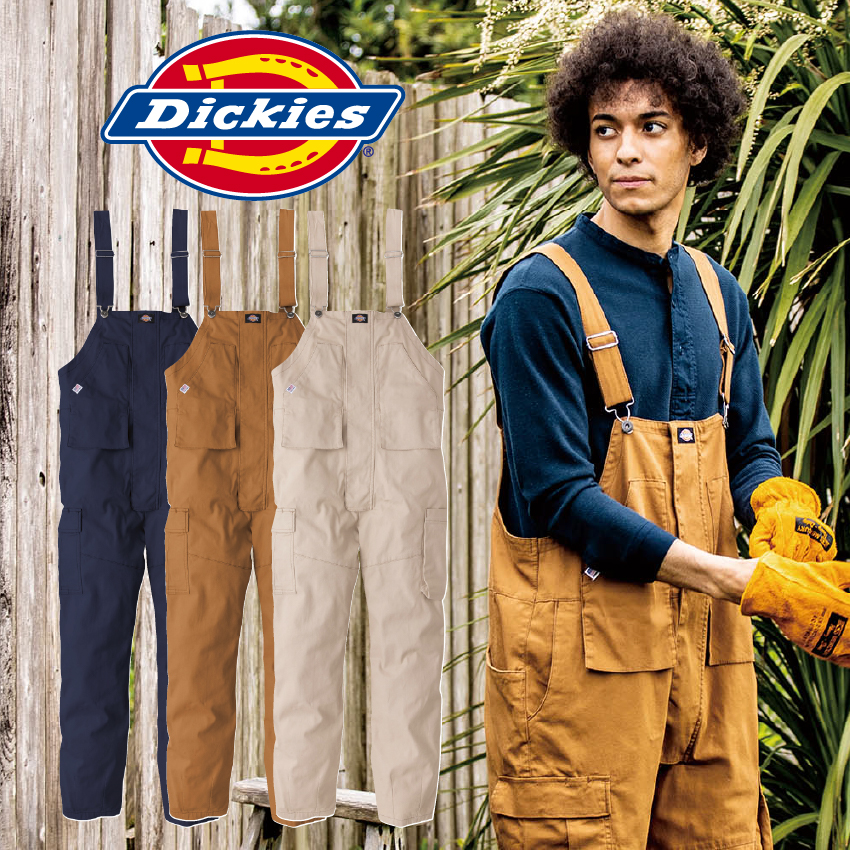 Dickies ディッキーズ オーバーオール ストレッチ 続服 メンズ 