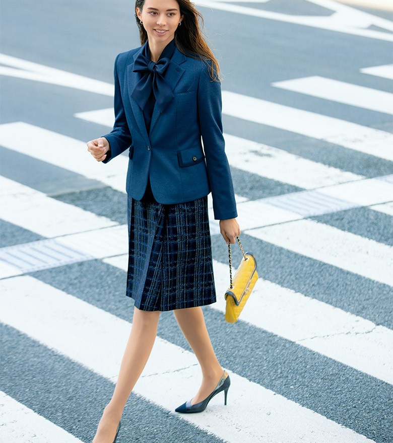 数量限定価格!! セロリー パトリックコックス 事務服Ａラインスカート 