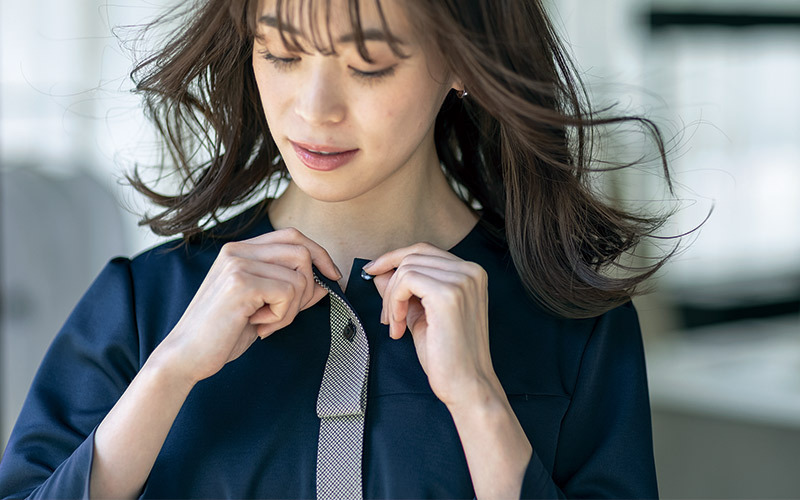 九分袖プルオーバー S-37091 37099 トリクシオンRニット セロリー セロリー
