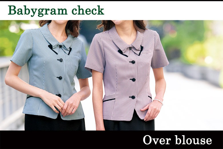 セロリー SELERY 事務服 cressai 半オーバーブラウス 5993シリーズ サックス ピンク 5〜19 セロリー SELERY 事務服 cressai 半オーバーブラウス 5993
