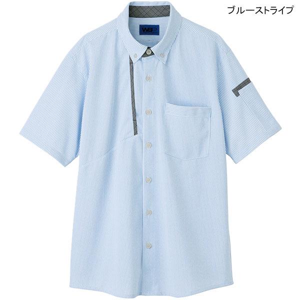 スキット 半袖ニットシャツ S-63581 63583 63585 清掃制服【エコ】｜uniform-store｜02