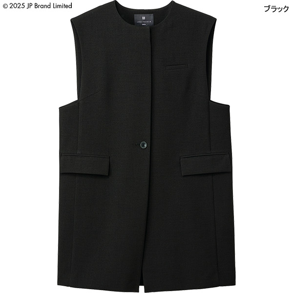 事務服 制服 オフィス 受付 接客 セロリー selery ロングベスト S-70330 S-70332 S-70335 2025年春夏新作 ジェーンパッカー janepacker セロリー（SELERY） ジェーンパッカー ロングベスト S-70330 70332