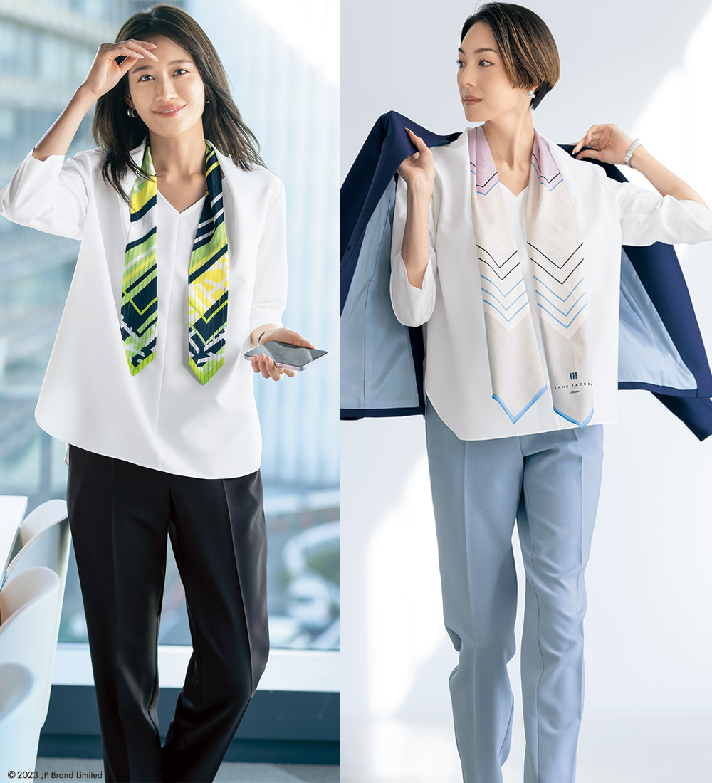 ジェーンパッカー プルオーバー S-73010/1/8 カラット セロリー