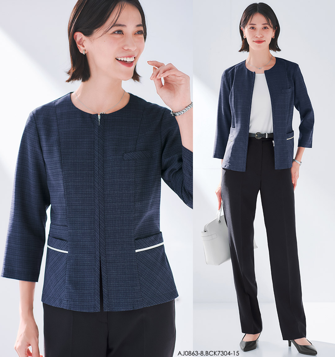ボンマックス（ユニフォーム） ボンオフィス事務服 七分袖ソフト