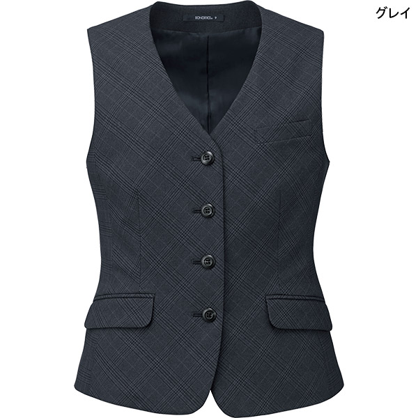 ボンマックス（BONMAX） ボンオフィス事務服 ベスト AV1294 グレン