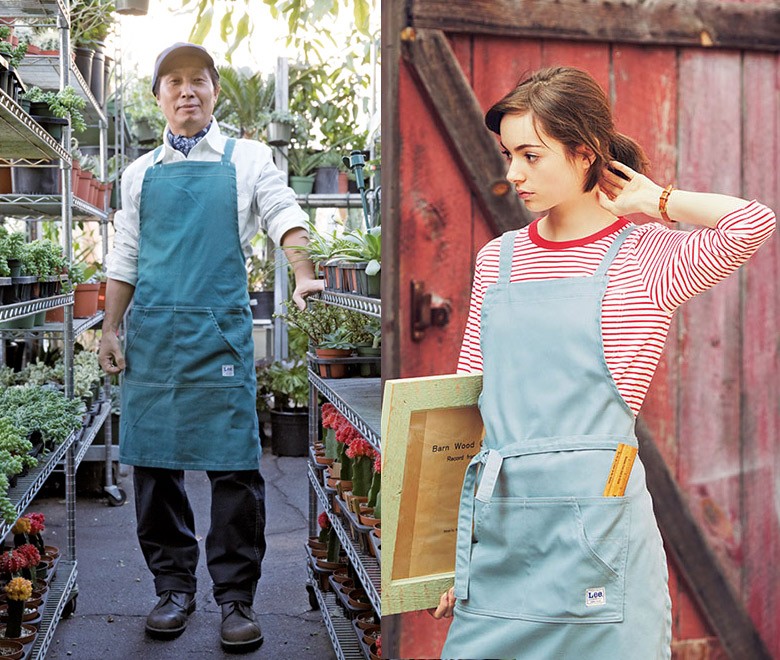 Lee胸当てエプロンLCK79003リー/フェイスミックス