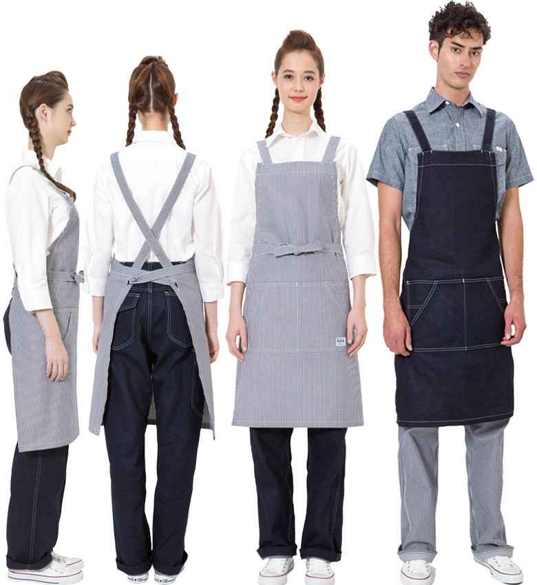 Lee胸当てエプロンLCK79003リー/フェイスミックス