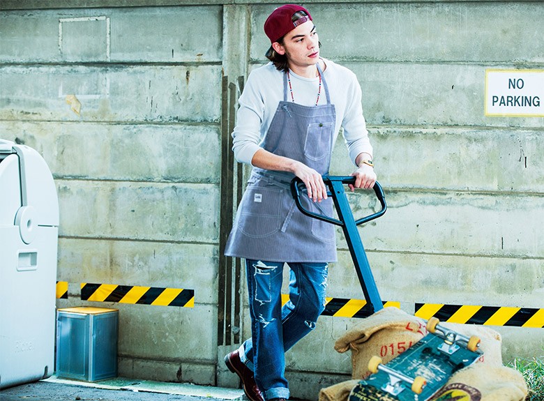 2WAYエプロンLCK79006リー/フェイスミックス