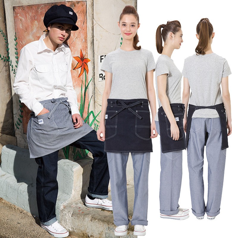 2WAYエプロンLCK79006リー/フェイスミックス