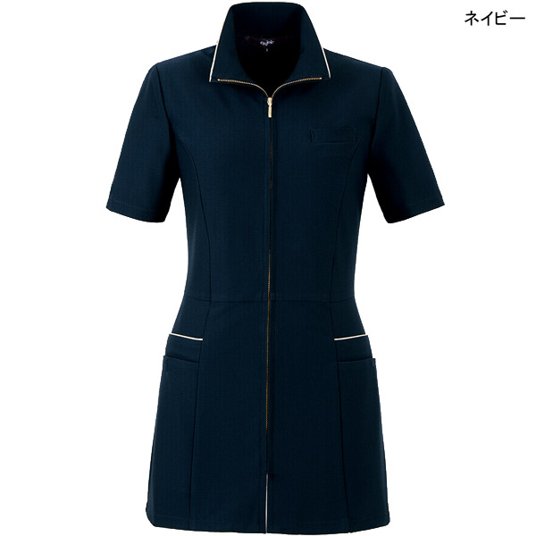 アンジョア チュニックジャケット 42104 トリコットツイル 美容エステ制服｜uniform-store｜02