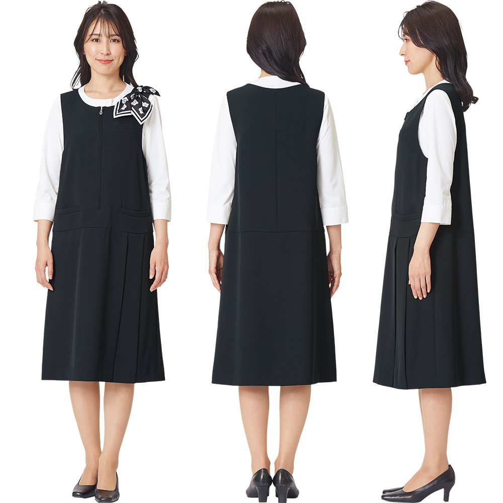 MARY QUANT ジャンスカ　M マリークワント ピナフォア ジャンパースカート M57041 トリクシオンR