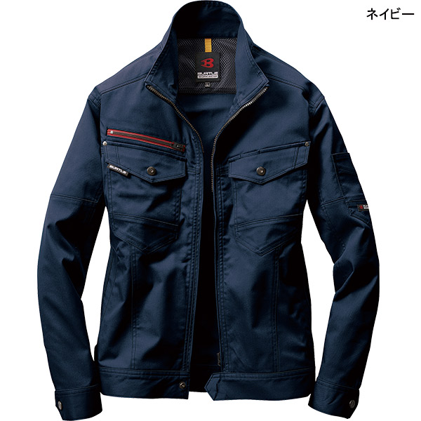 バートル 男女兼用 春夏ジャケット 7041 エコストレッチドビークロス 作業服 | BURTLE | 01