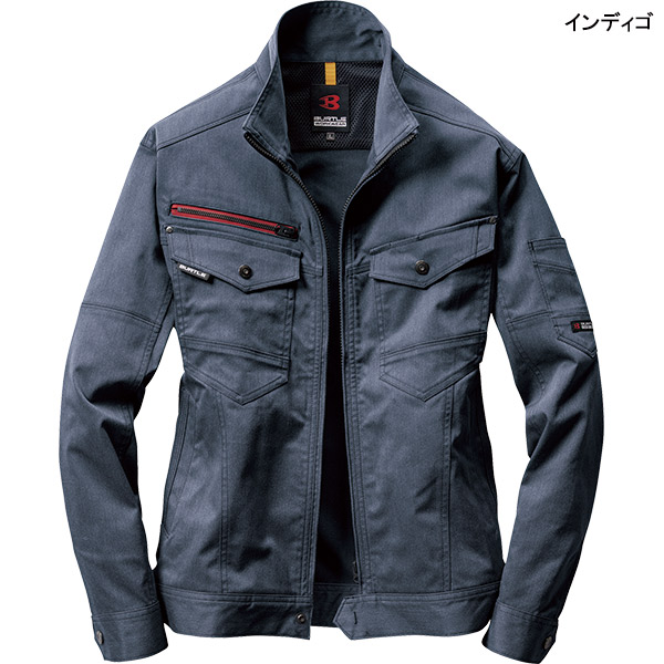 バートル 男女兼用 春夏ジャケット 7041 エコストレッチドビークロス 作業服 | BURTLE | 04