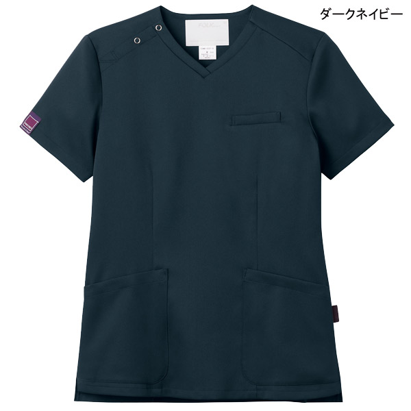フォーク レディース スクラブ 7099SC オールフレックスストレッチツイル ナース服｜uniform-store｜06