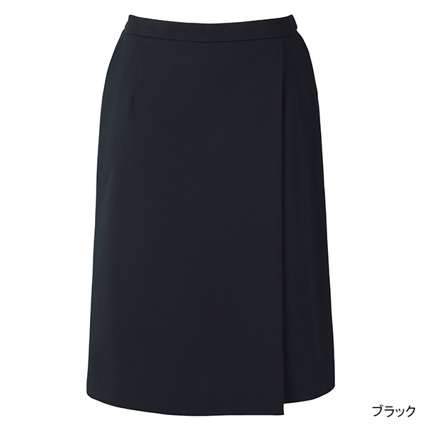新品未使用品 ジョア ラップキュロットスカート 9号 11号 カーシーカシマ エンジョイ事務服 【長め丈】ラップキュロット