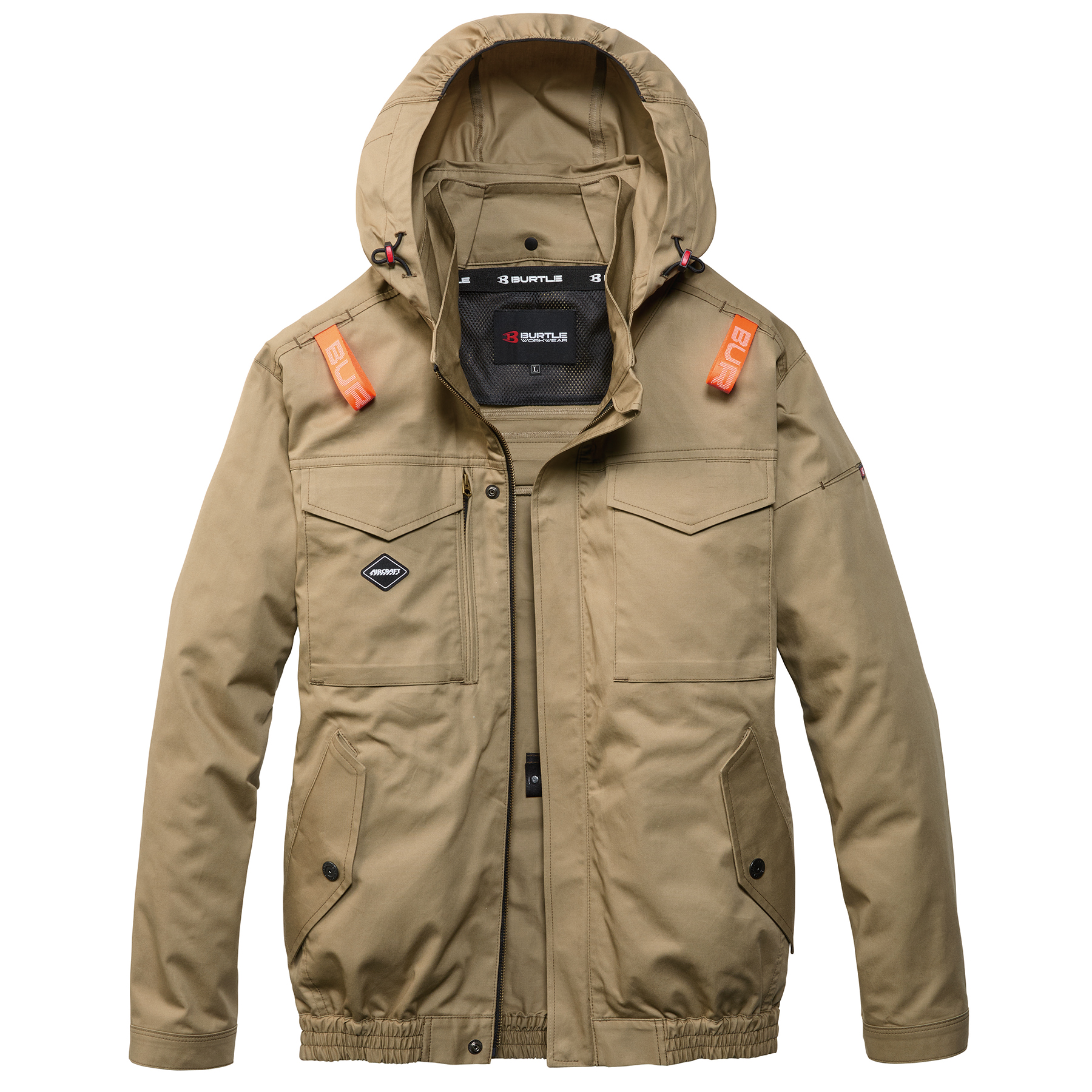 1. 空調服　バートルエアークラフトBURTLE AIRCRAFT ファン22V BURTLE（バートル） (サイドファン取付設計モデル)バートル エアー