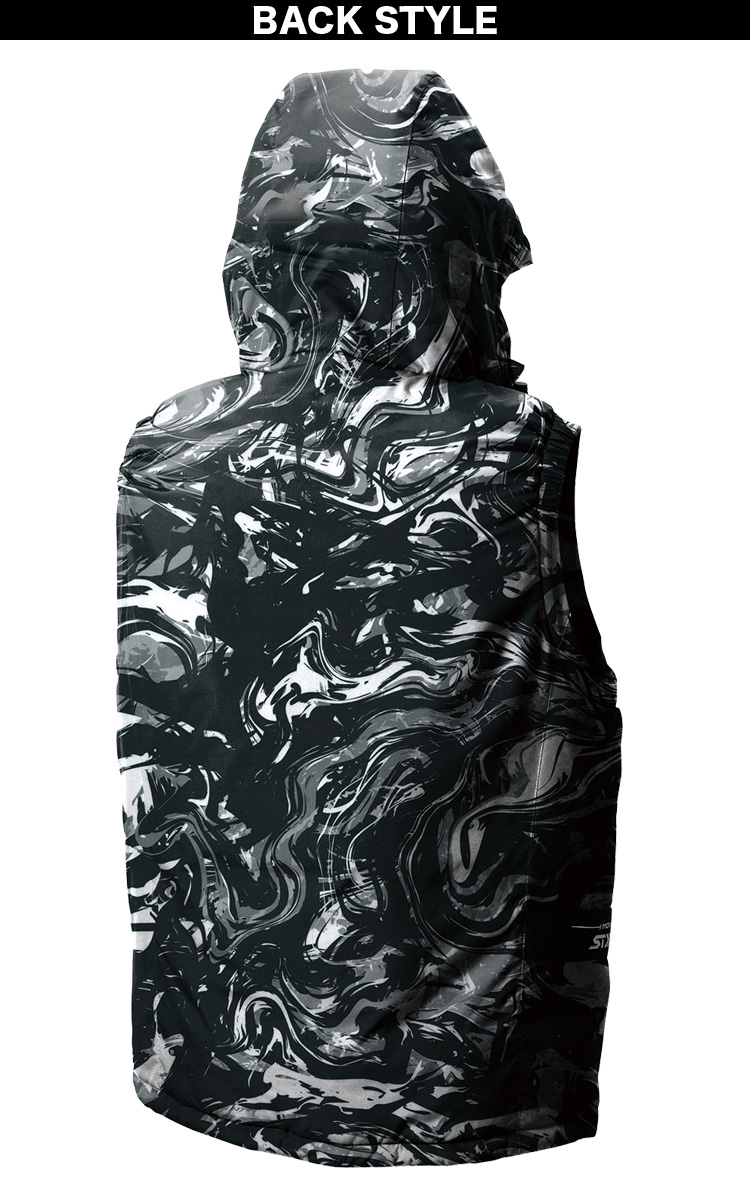 シンメン EPIC HEATフードベスト 03331 S-4L 高機能中綿 耐久撥水 反射