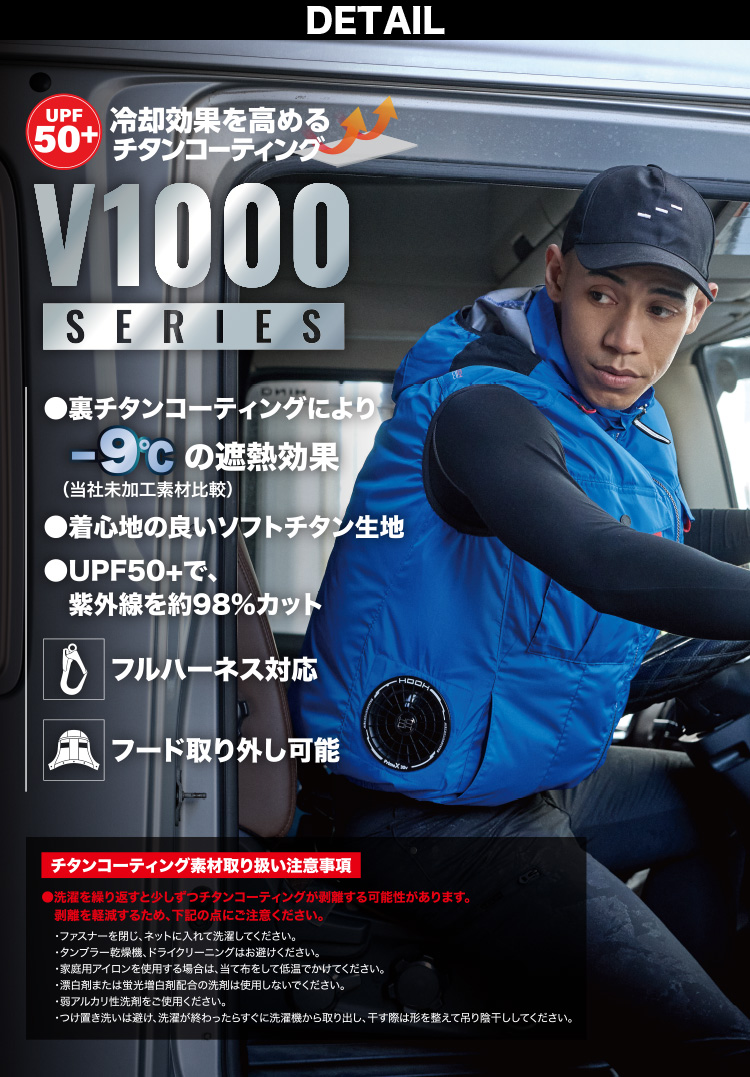 HOOH（鳳皇） 2026年新商品 村上被服 快適ウェア 空調作業服 ミドル