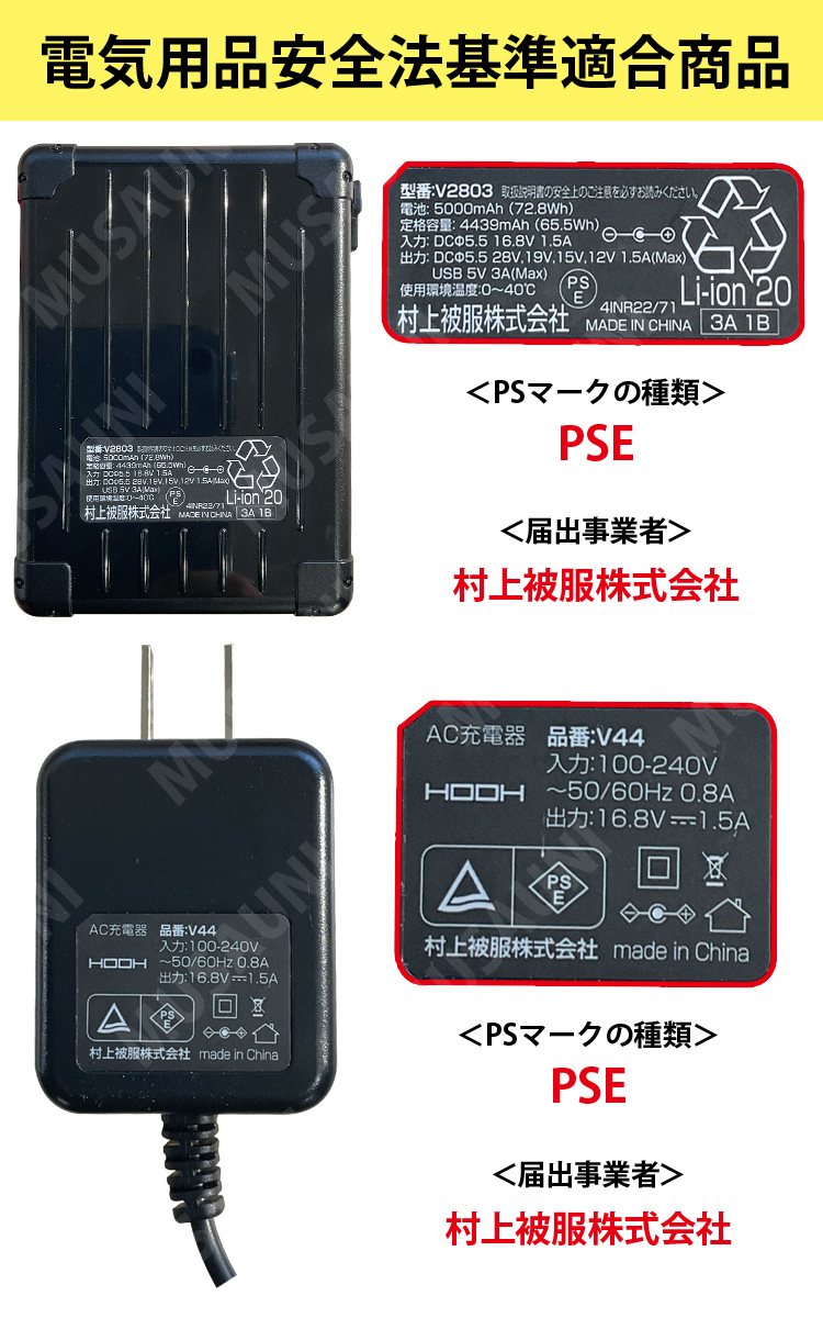 2025年新商品 快適ウェア用 バッテリーセット 最大出力28V V2801