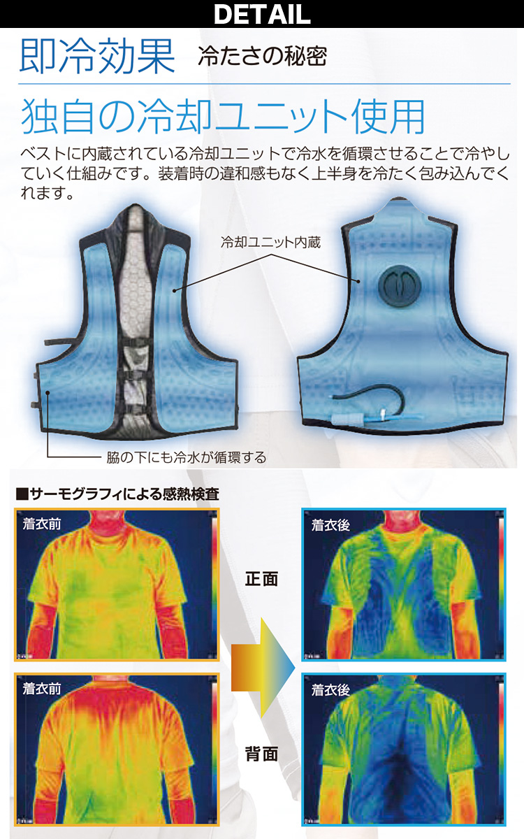 2025年新商品 アタックベース 水冷ベスト 11130 冷水循環システム USB