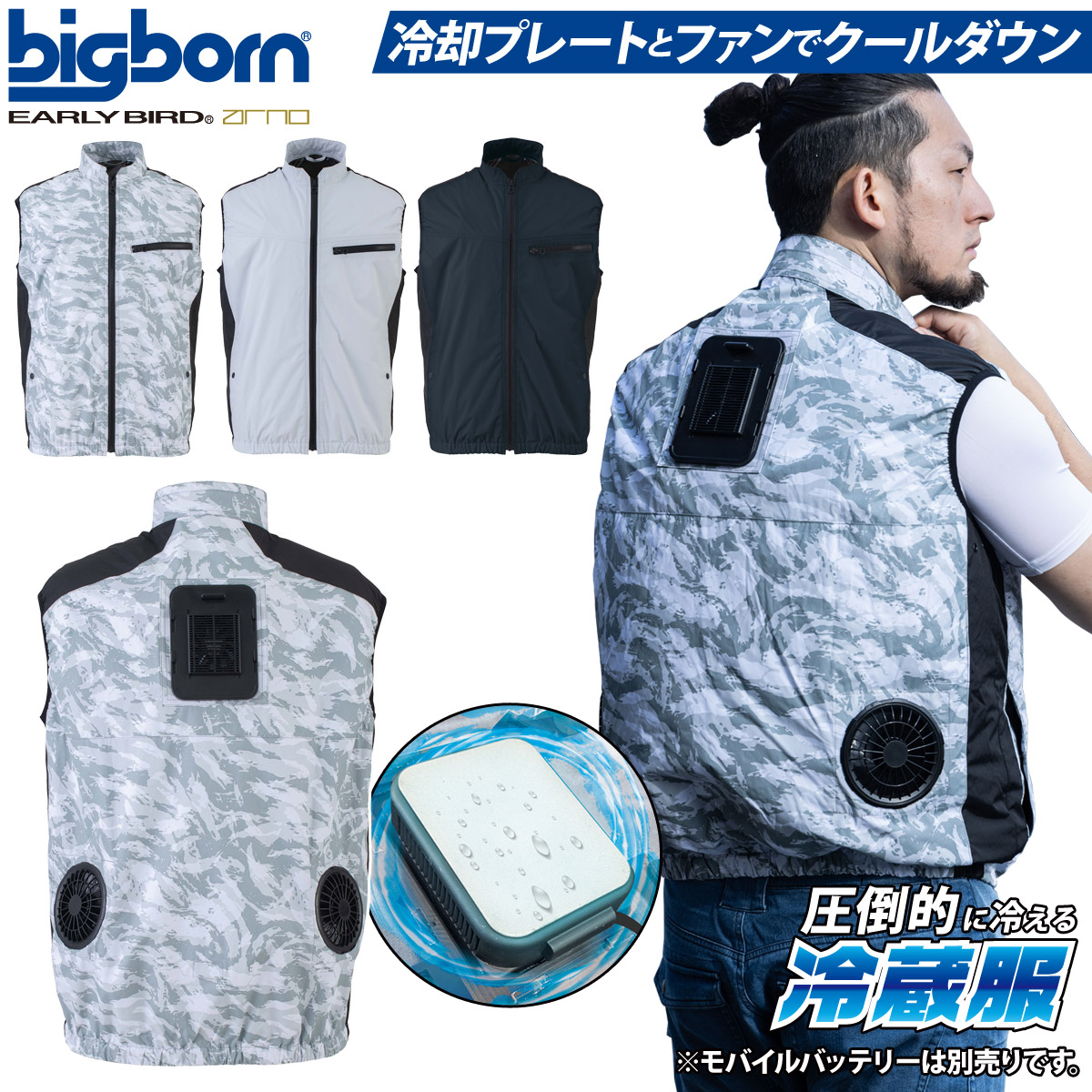 (トミーさん専用)WindCore ペルチェ 冷房服 フリーサイズ WZ-5 ウィンドコアアイス×ヒーターペルチェベストPRO2