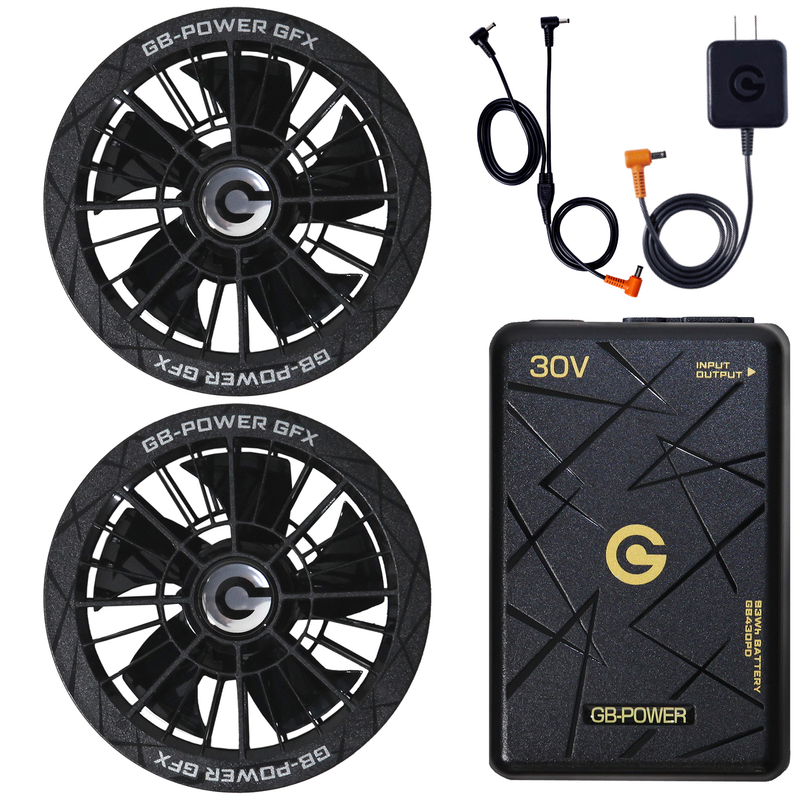 長信ジャパン30Vバッテリーファンセット ProMax GB430PD-GFX 軽量 最大