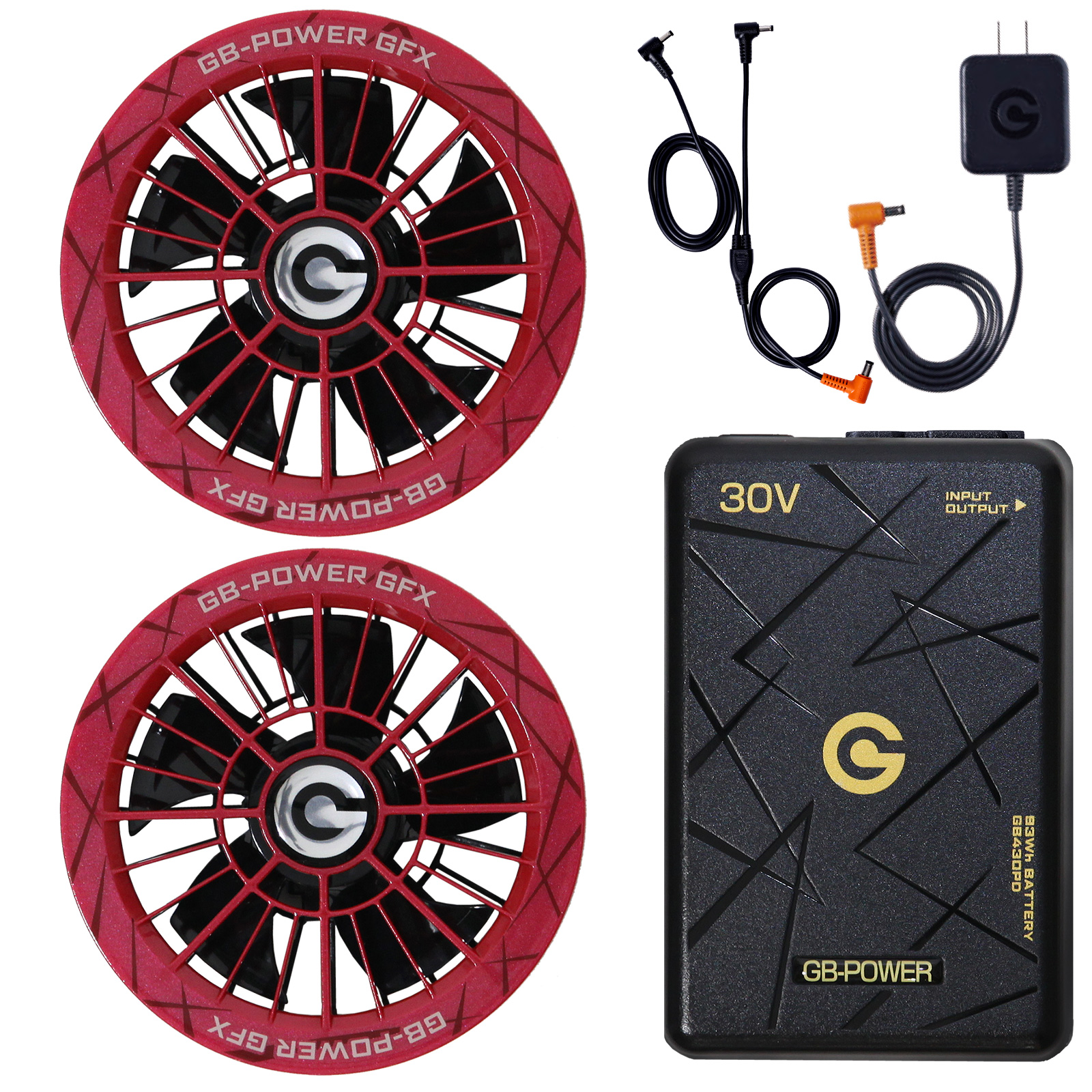 長信ジャパン30Vバッテリーファンセット ProMax GB430PD-GFX 軽量 最大