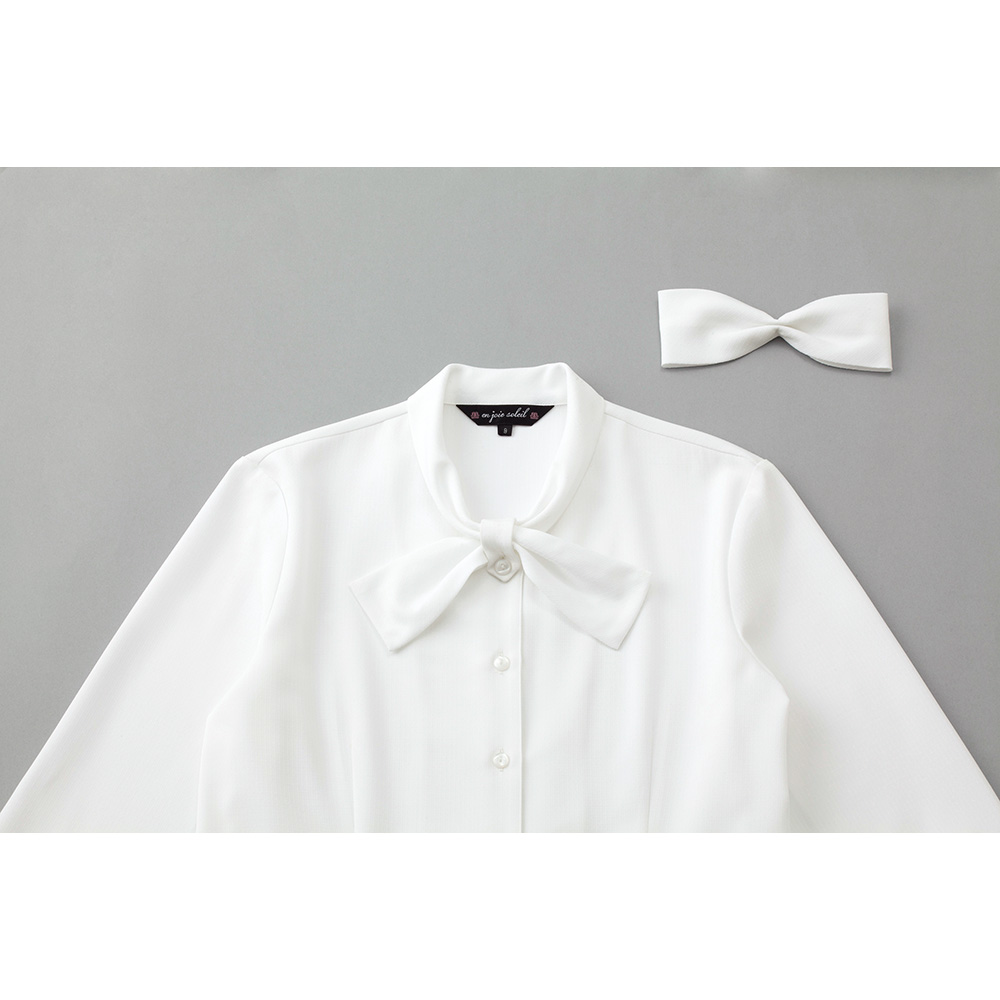 ジョア en joie アンジョア 長袖ブラウス リボン付 5号〜15号